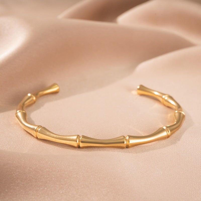 Pulsera de Bambú | Oro