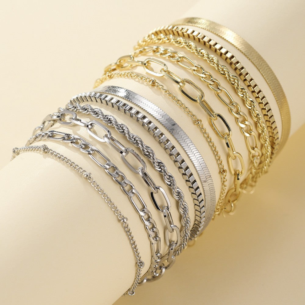 Juego de Pulseras Ellis Renner | Oro