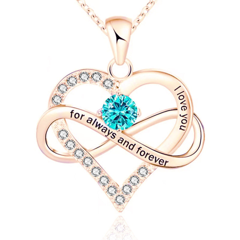 Collar Para Siempre con Piedra Natal