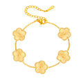 Pulsera con Dije Flor Florielle | Oro