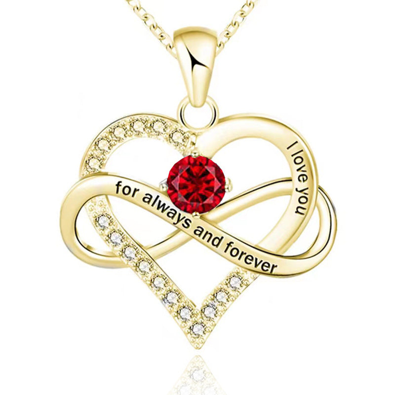 Collar Para Siempre con Piedra Natal