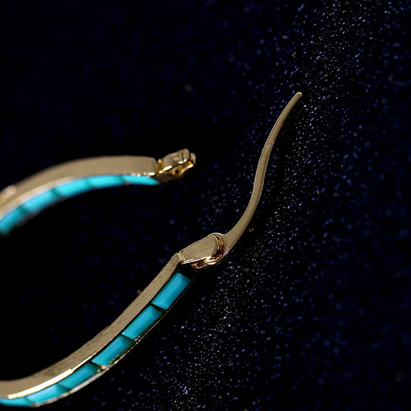 Arracadas Borde Caspian | Oro