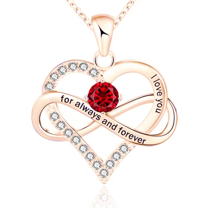 Collar Para Siempre con Piedra Natal