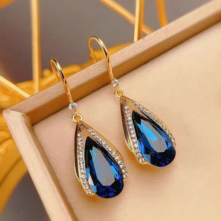 Aretes Gota Azura | Oro