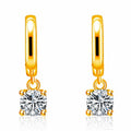 Aretes Colgantes Cuadrados Aurora | Oro