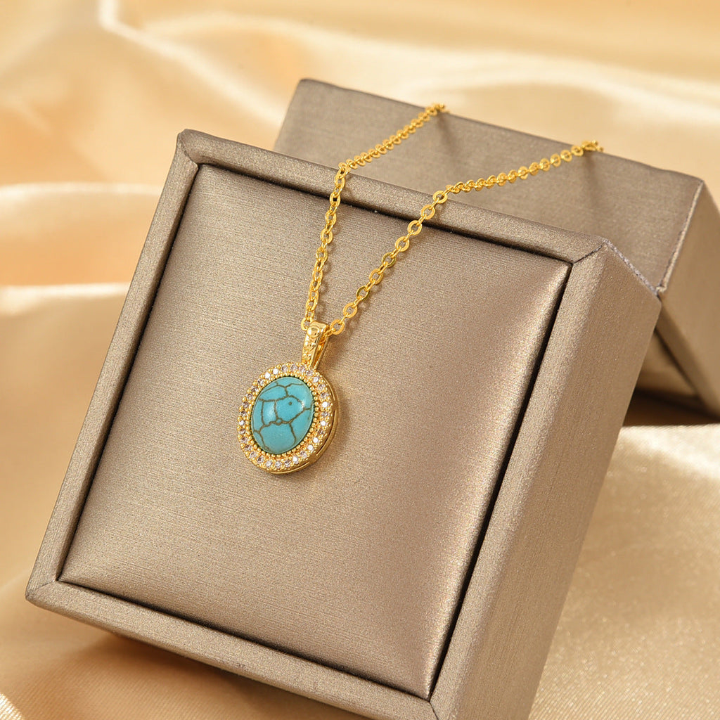 Collar Flor Azure Calysse | Oro
