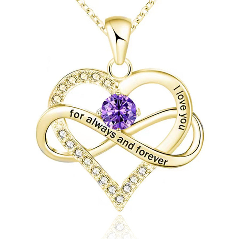 Collar Para Siempre con Piedra Natal