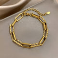 Pulsera Eslabones Gruesos Lorielle | Oro