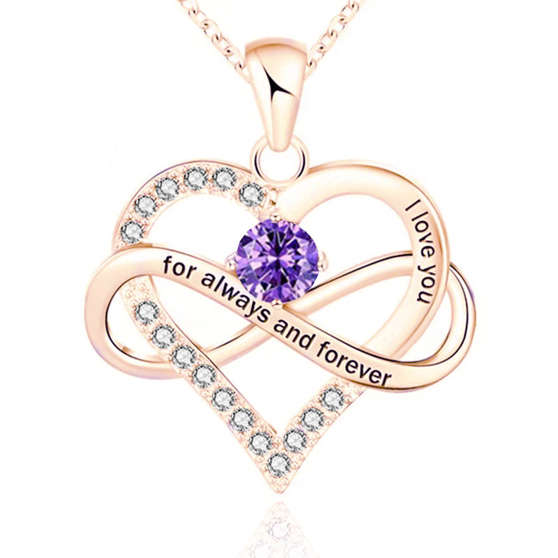 Collar Para Siempre con Piedra Natal
