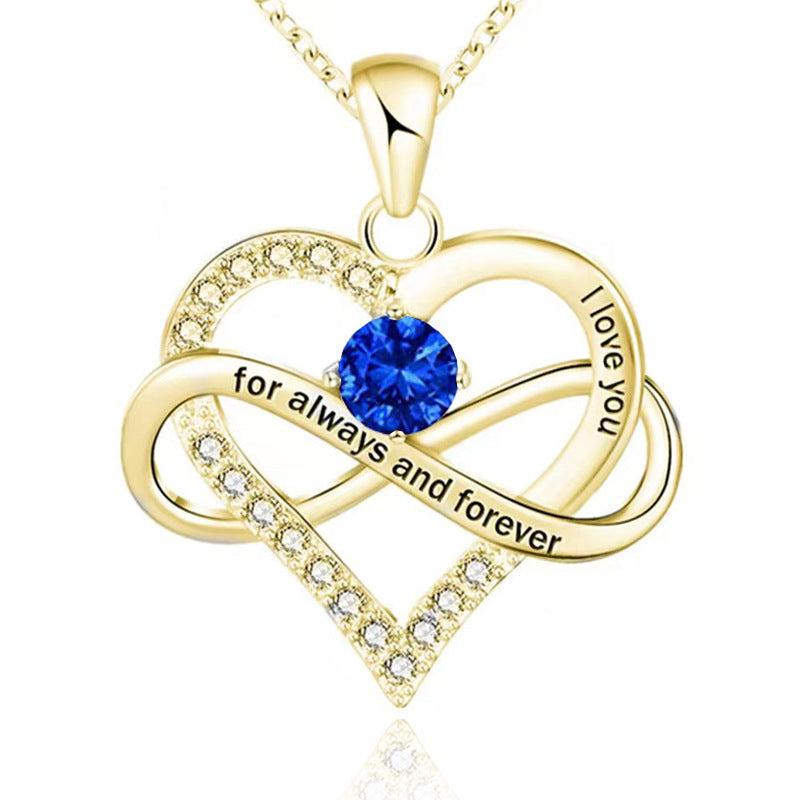 Collar Para Siempre con Piedra Natal