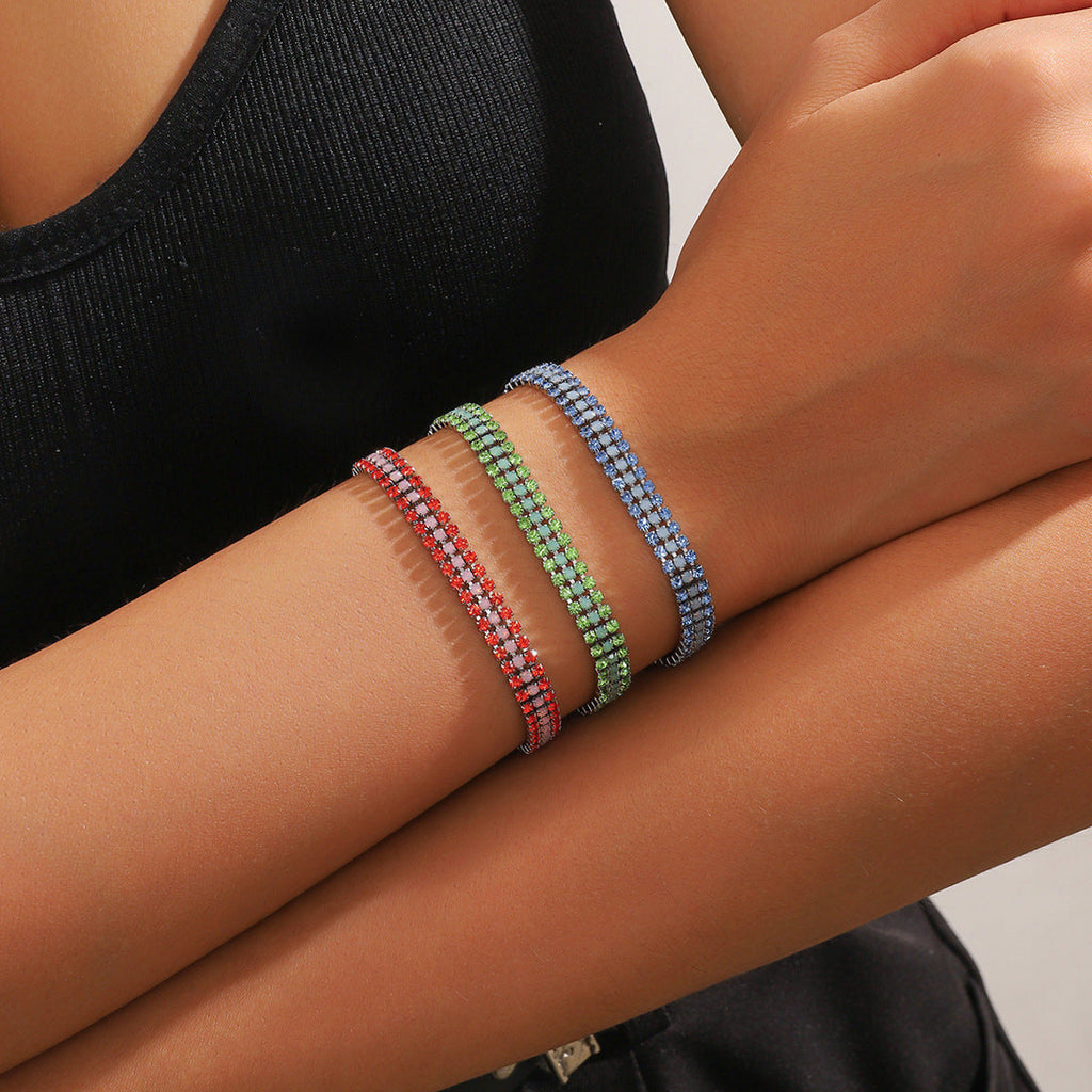 Pulsera Brillo Distintivo | Oro blanco