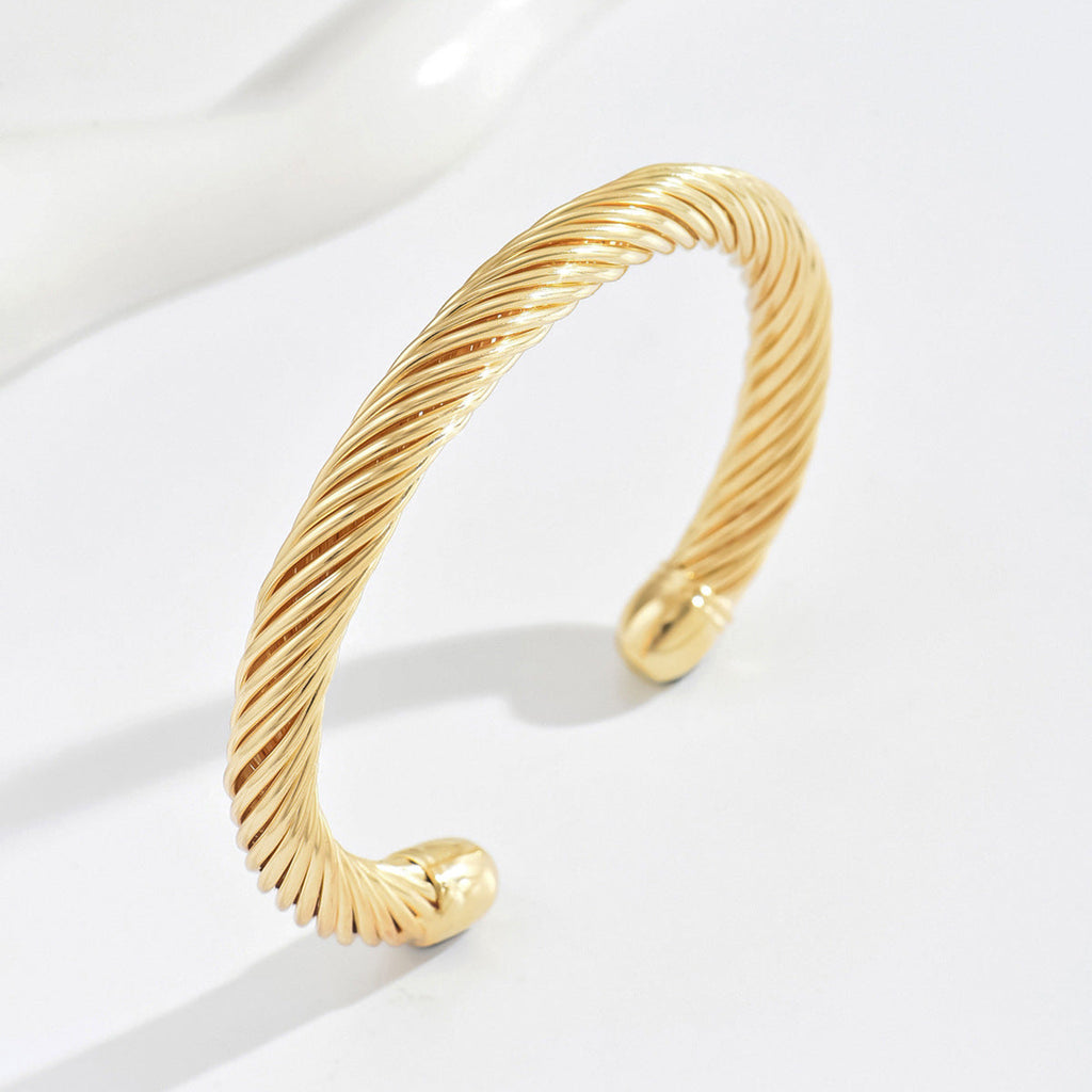 Brazalete Prime Retorcido | Oro