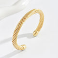 Brazalete Prime Retorcido | Oro