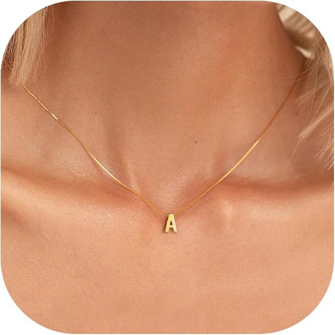 Collar con inicial carta de amor | Oro
