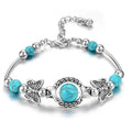 Pulsera Oasis Drift con Mariposa | Oro blanco