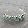 Pulsera Turquesa Azmira | Oro blanco