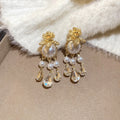 Aretes Ivoria Gota de Rocío de Perla | Oro