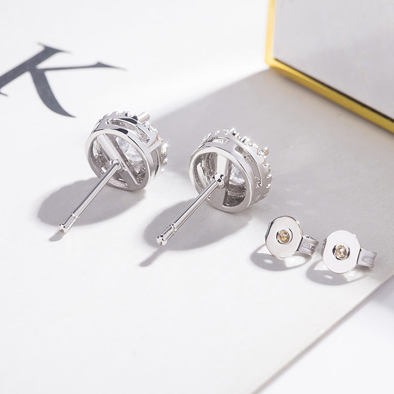 Aretes Solea Spark | Oro blanco