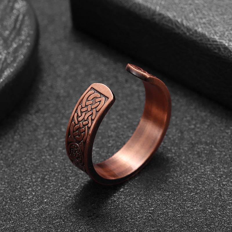 Anillo Tejido de Cobre