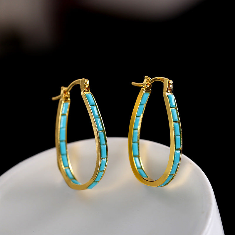 Arracadas Borde Caspian | Oro