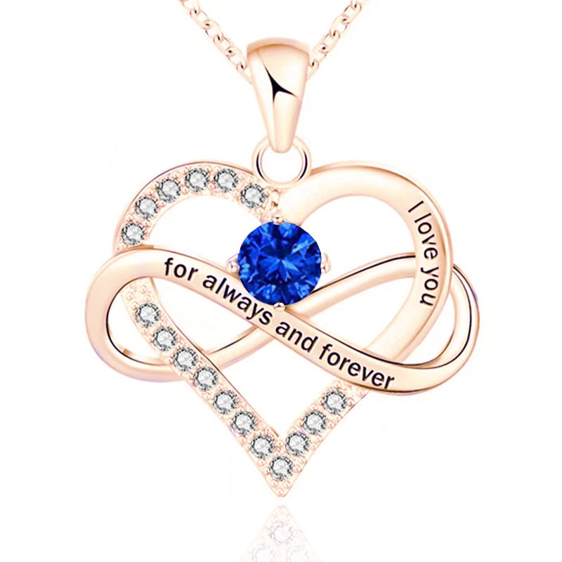 Collar Para Siempre con Piedra Natal