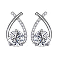 Aretes Arielle | Oro blanco