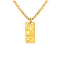 Collar Ziven Barra Martillada | Oro