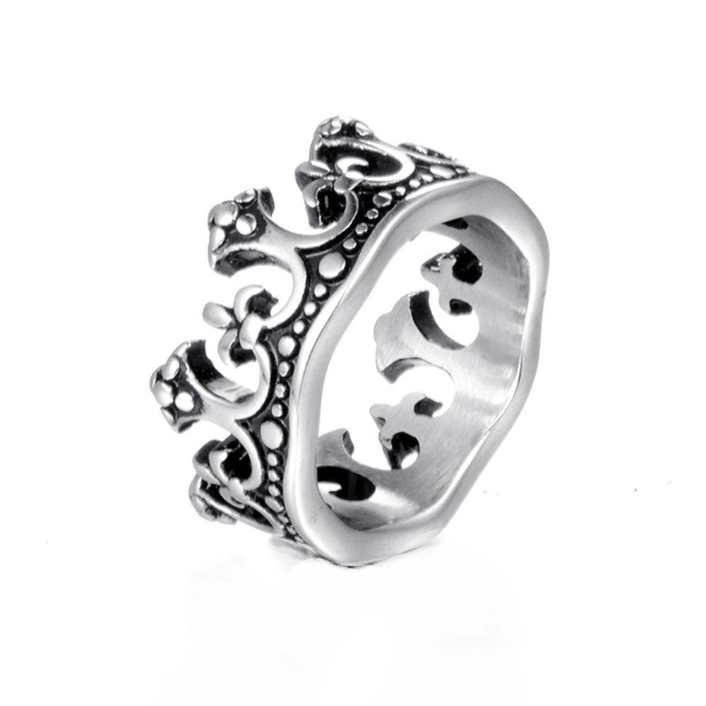Anillo Monarca de Prestigio | Oro blanco