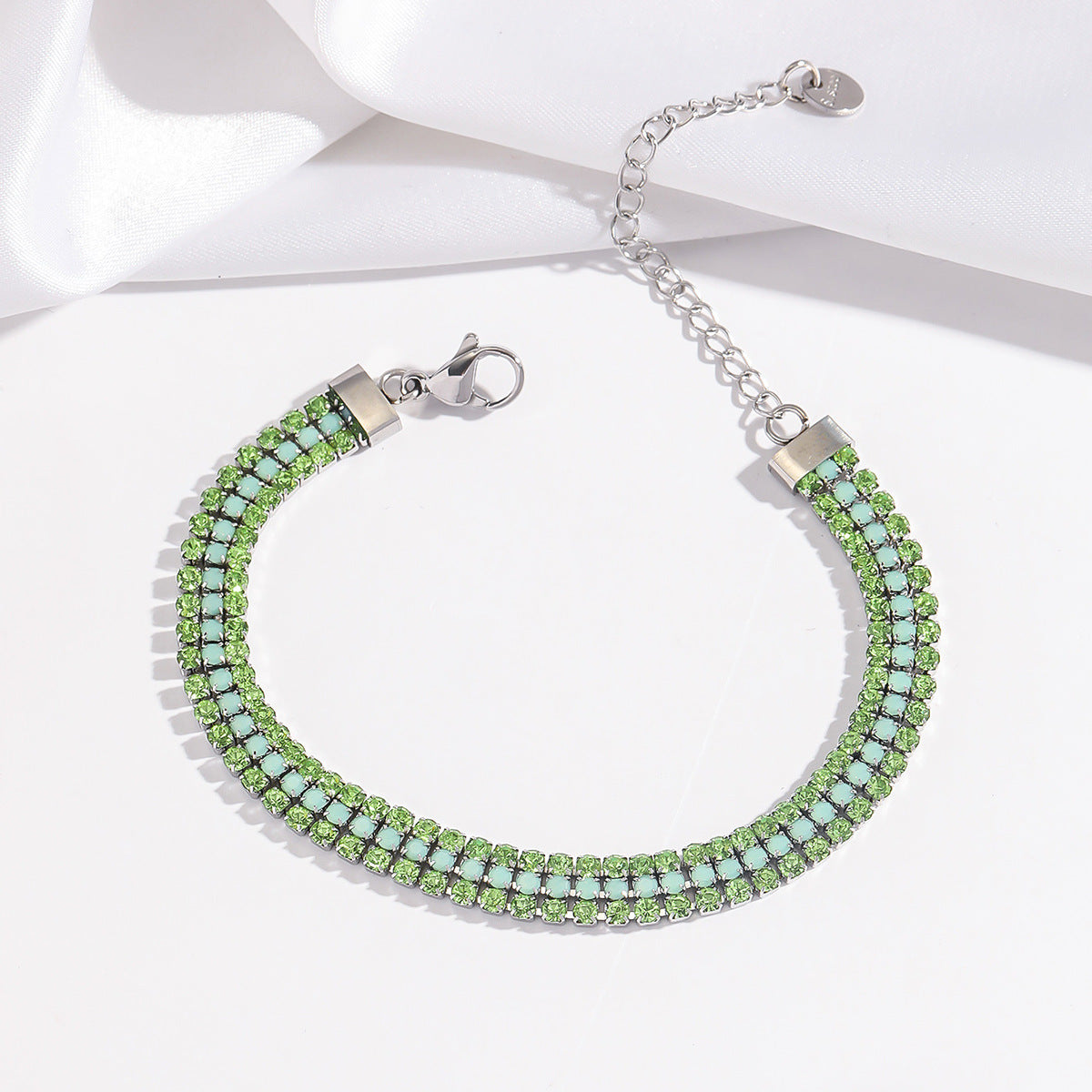 Pulsera Brillo Distintivo | Oro blanco