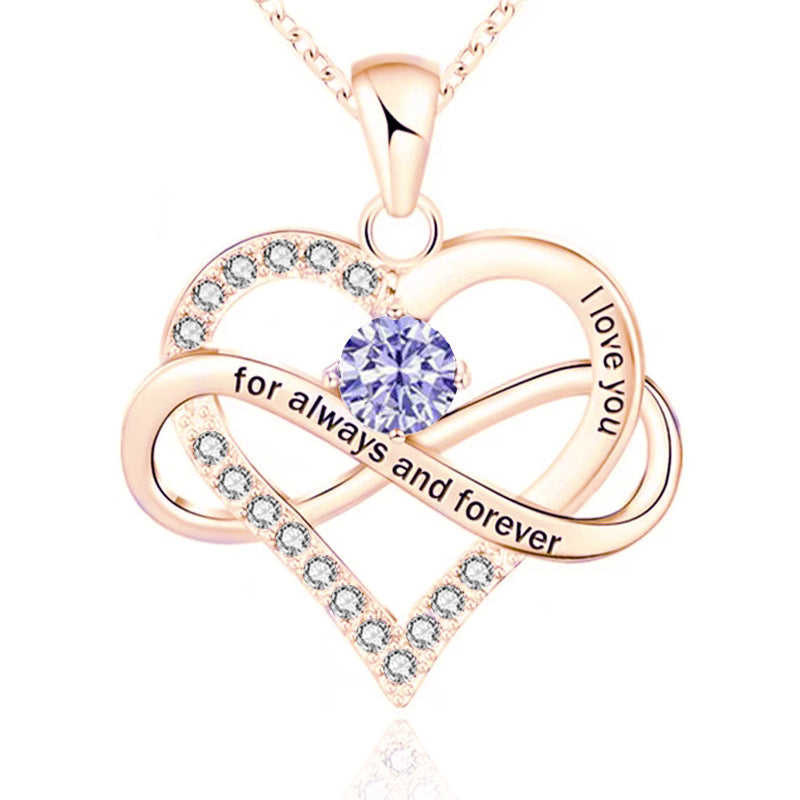 Collar Para Siempre con Piedra Natal