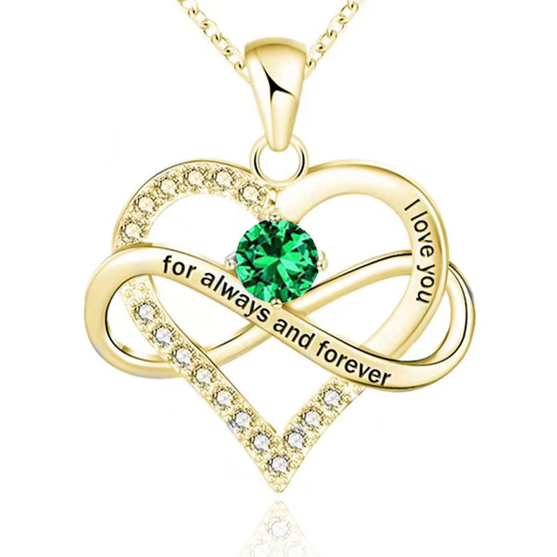 Collar Para Siempre con Piedra Natal