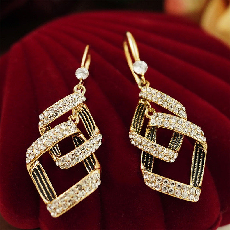 Aretes Stella Virelle Superpuestos | Oro