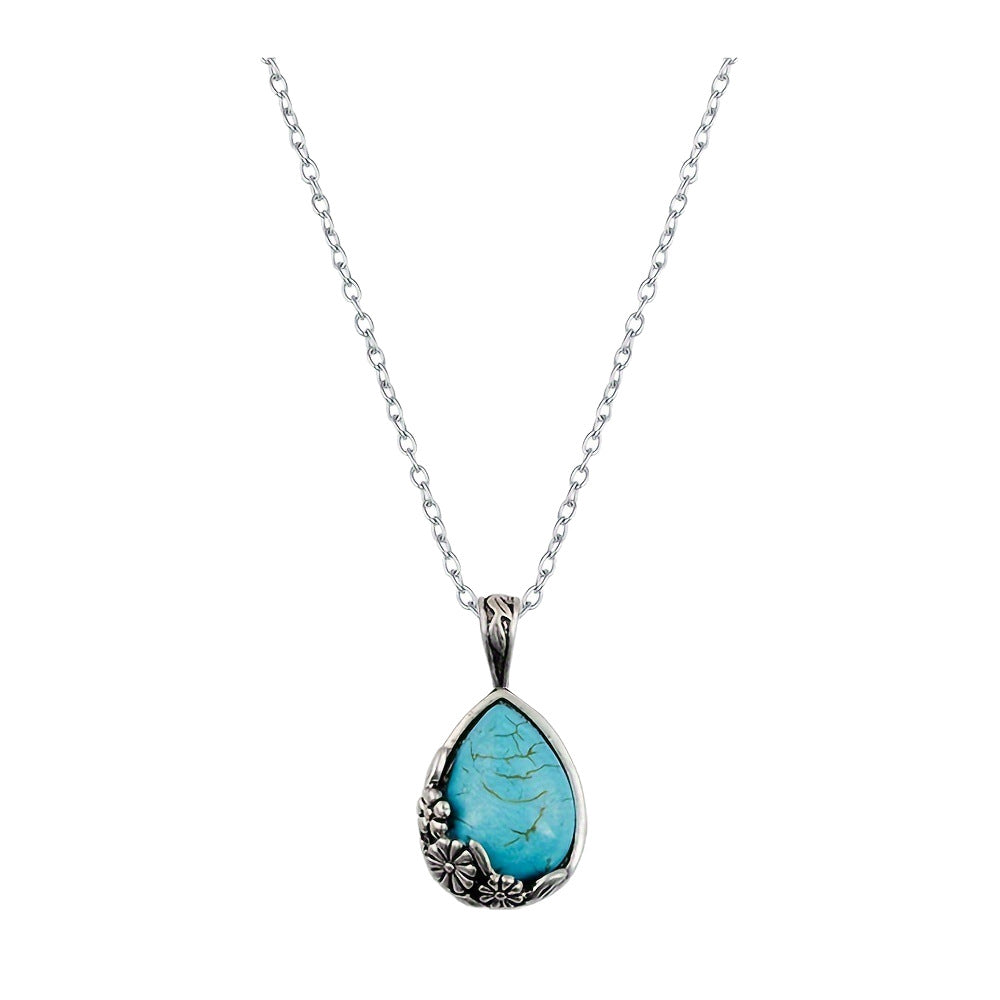 Collar con dije Serelle | Oro blanco