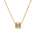 Collar Elyna de Barril Pulido | Oro