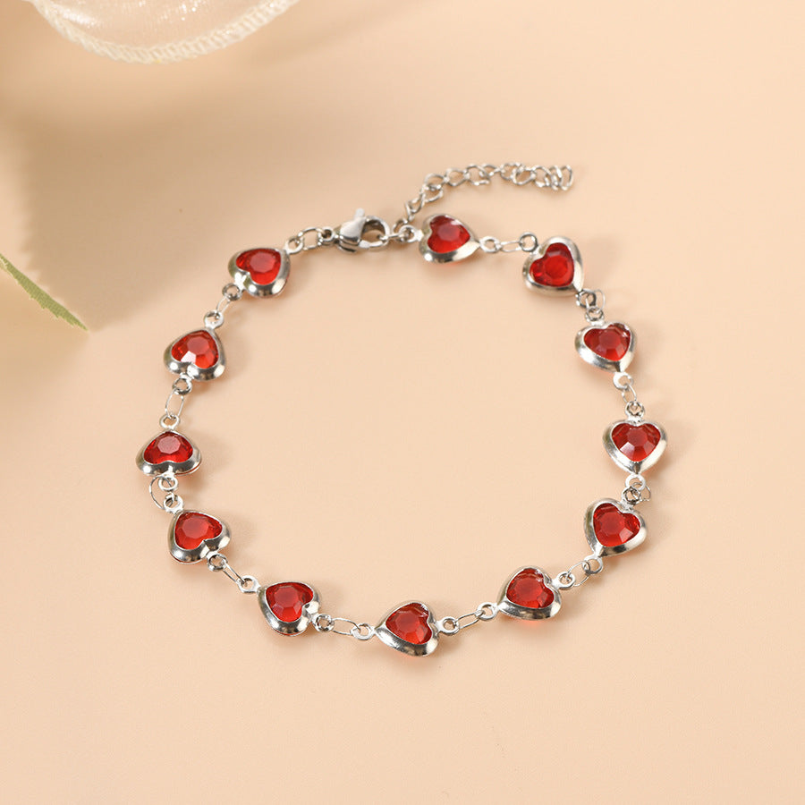 Pulsera Garnetelle Ophelyra | Oro blanco