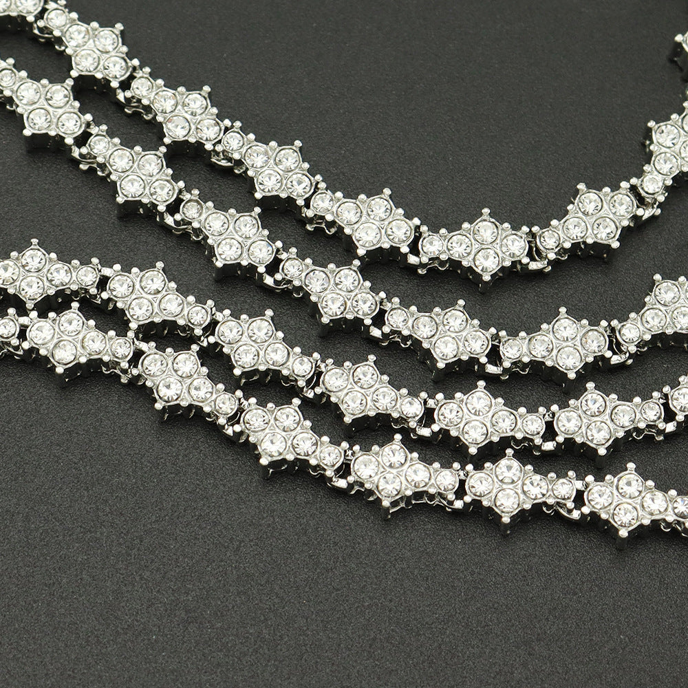 Collar de Tenis Clásico con Racimo | Oro