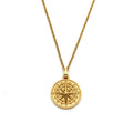Collar con Dije Brújula | Oro