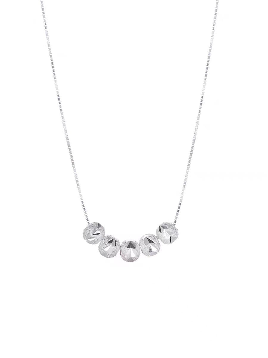 Collar Serena Granata | Oro blanco