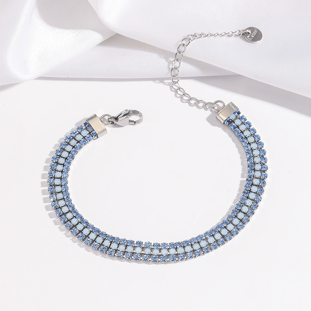 Pulsera Brillo Distintivo | Oro blanco
