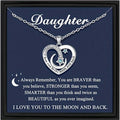 Collar para Mi Hija - Te Amo Hasta la Luna