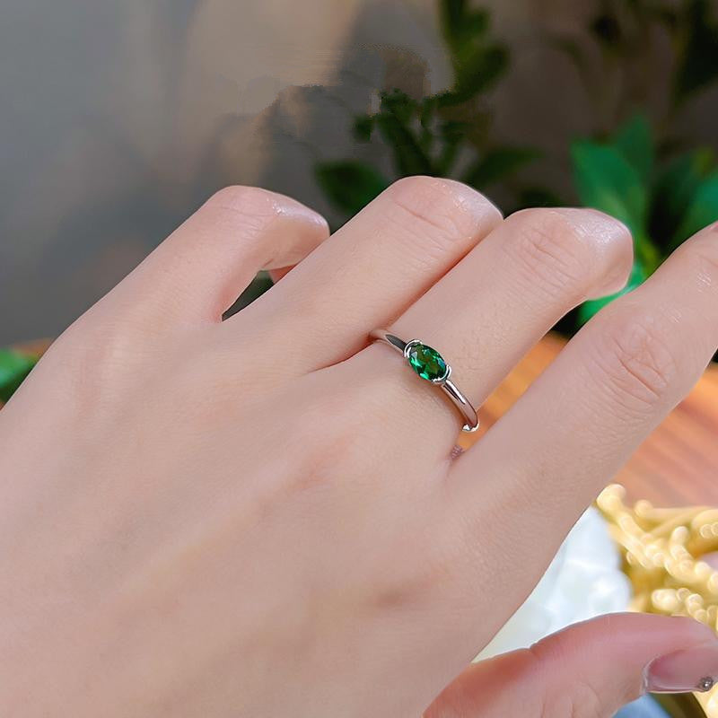 Anillo Naya Verdelle | Oro blanco