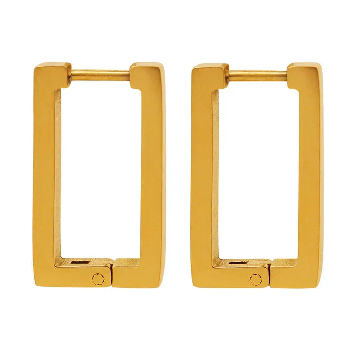 Aretes Geométrica Terrafin | Oro