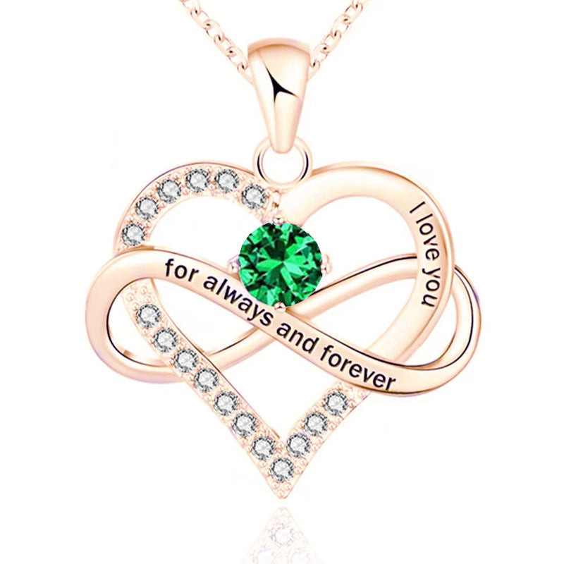 Collar Para Siempre con Piedra Natal