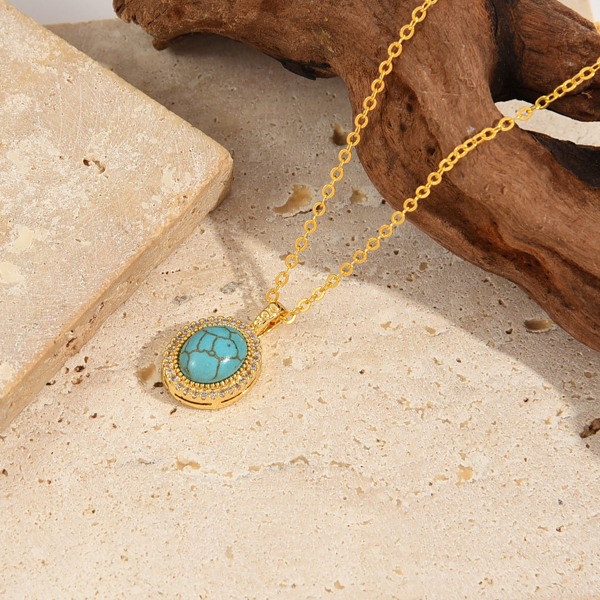 Collar Flor Azure Calysse | Oro