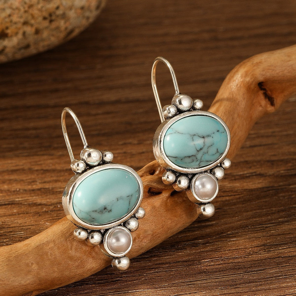 Aretes Briselle Shorelight | Oro blanco