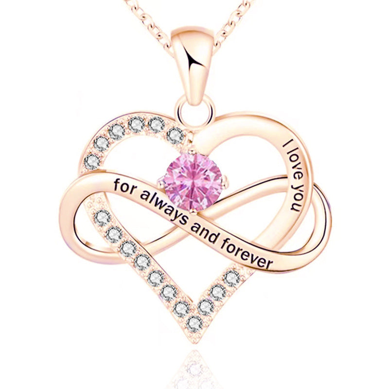 Collar Para Siempre con Piedra Natal