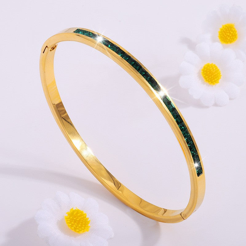 Pulsera Liora Bellanotte Verde | Oro