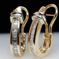 Arracadas de Cristal Vintage | Oro