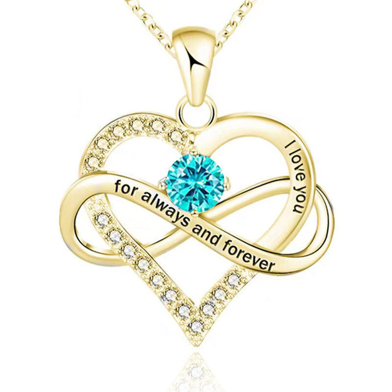 Collar Para Siempre con Piedra Natal