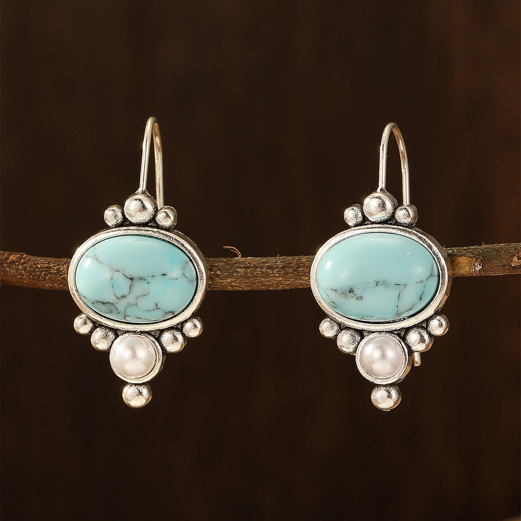Aretes Briselle Shorelight | Oro blanco